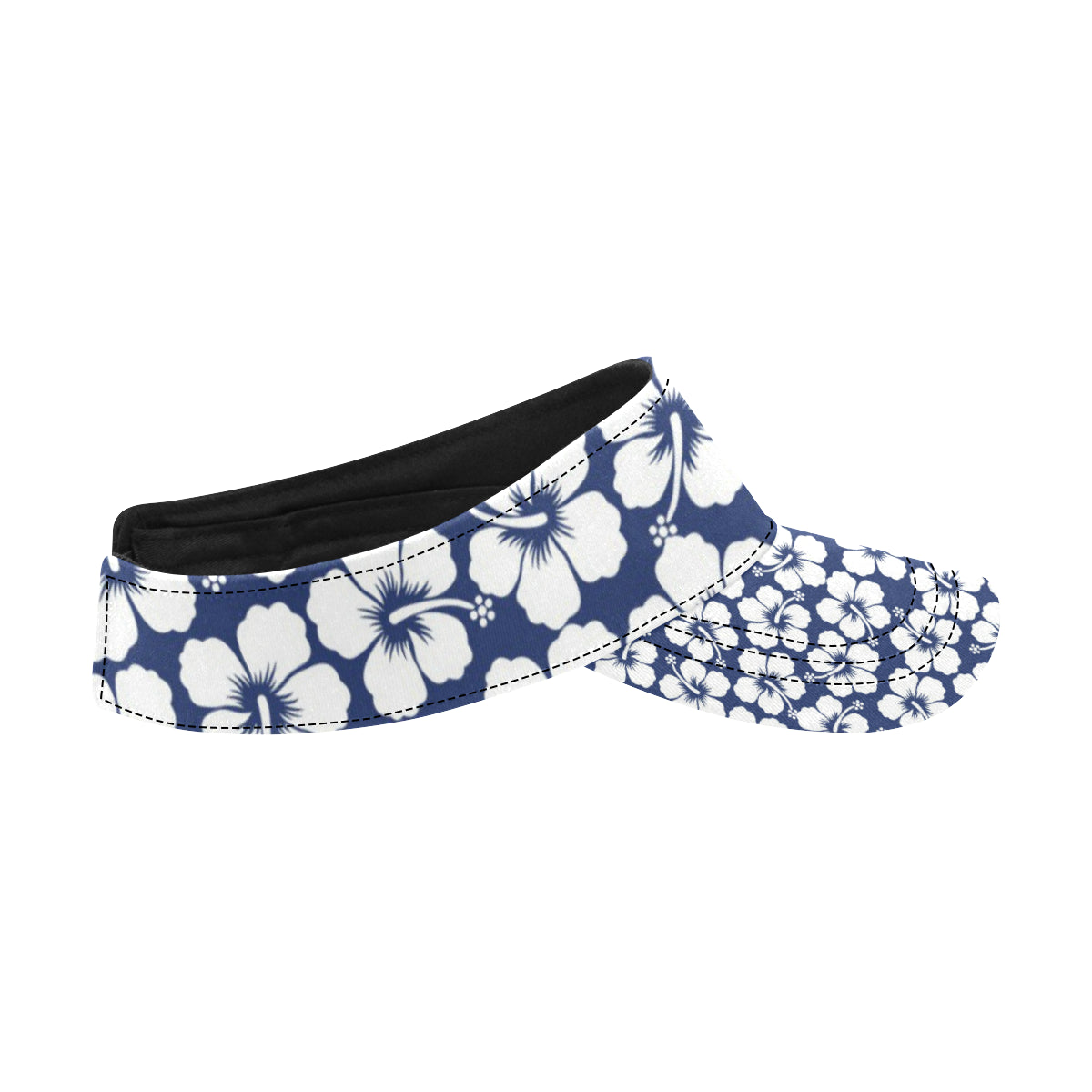Hibiscus Pattern Print Design HB013 Unisex Sun Visor