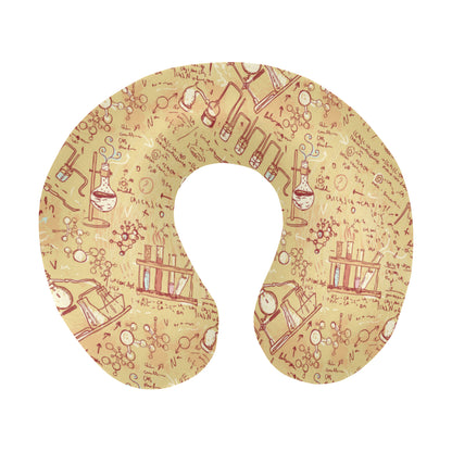 Chemical Pattern Print Design 01 U-Shaped Travel Neck Pillow