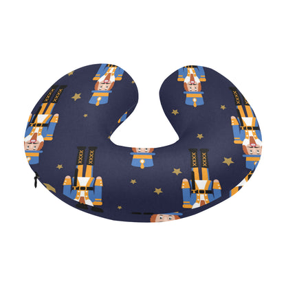 Nutcracker Pattern Print Design A04 U-Shaped Travel Neck Pillow