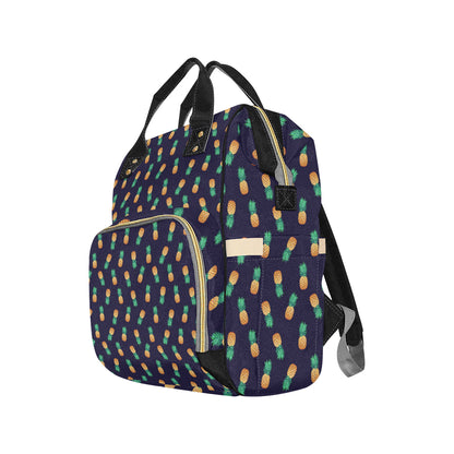 Pineapple Pattern Diaper Bag Backpack