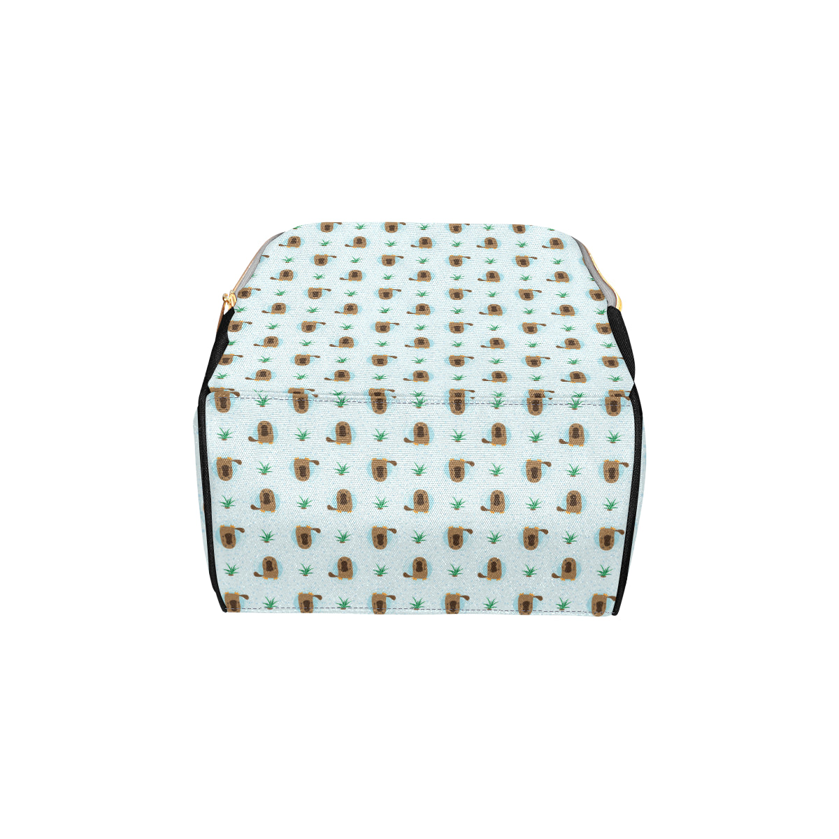 Platypus Pattern Print Design A04 Diaper Bag Backpack