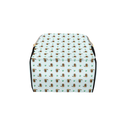 Platypus Pattern Print Design A04 Diaper Bag Backpack