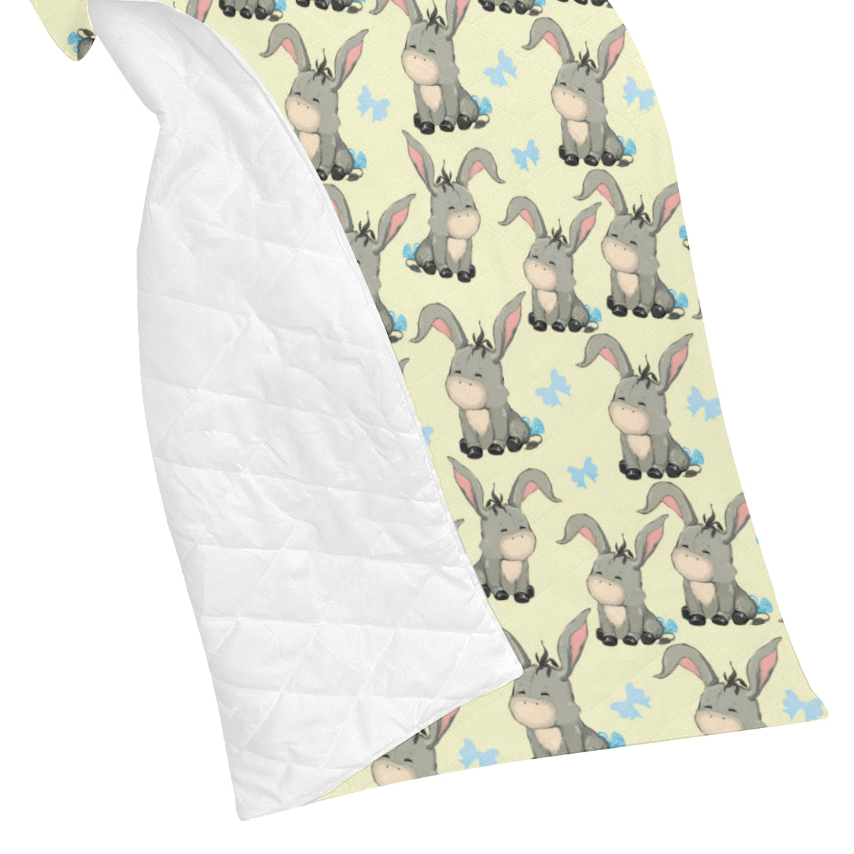 Donkey Baby Pattern Print Design 02 Premium Quilt