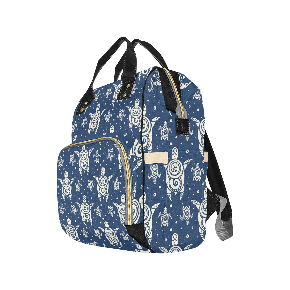Sea Turtle Tribal Diaper Bag Backpack