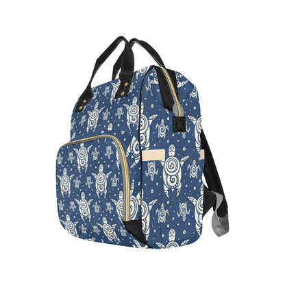 Sea Turtle Tribal Diaper Bag Backpack