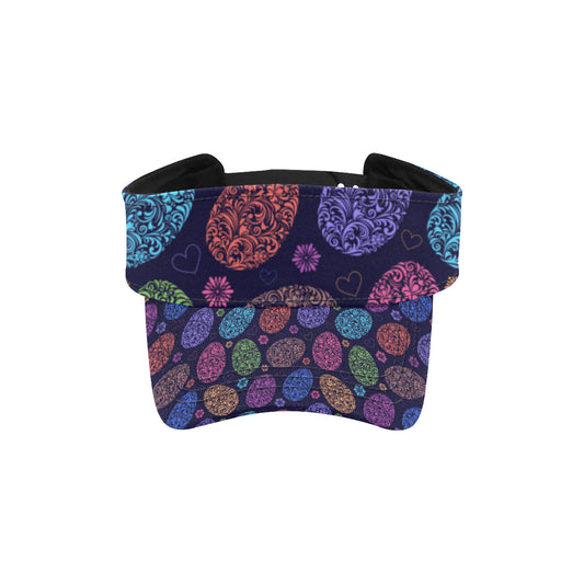 Easter Eggs Pattern Print Design RB012 Unisex Sun Visor