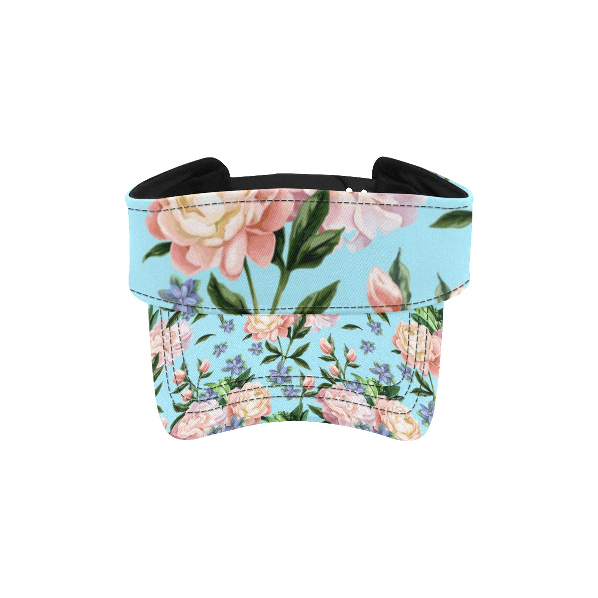 Peony Pattern Print Design PE02 Unisex Sun Visor