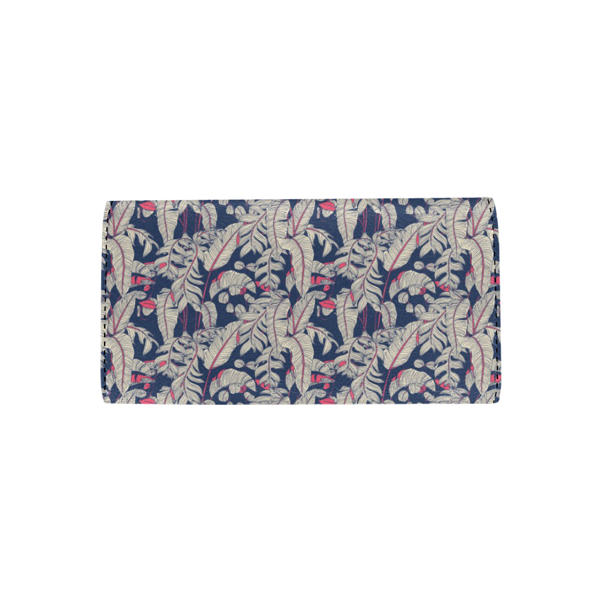 Bird Of Paradise Pattern Print Design 03 Women's Trifold Wallet