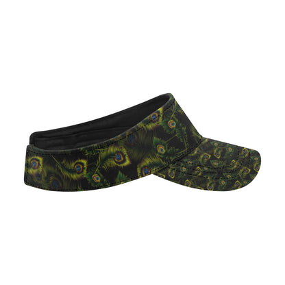 Peacock Feather Pattern Design Print Unisex Sun Visor