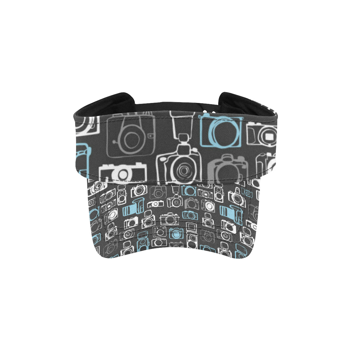 Camera Pattern Print Design 04 Unisex Sun Visor