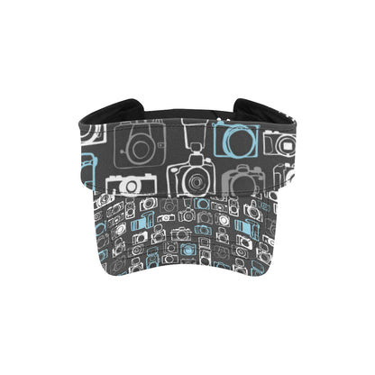 Camera Pattern Print Design 04 Unisex Sun Visor