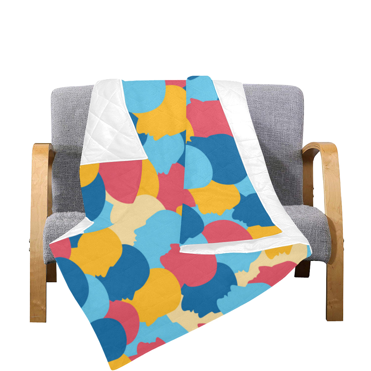 Psychology Pattern Print Design A02 Premium Quilt