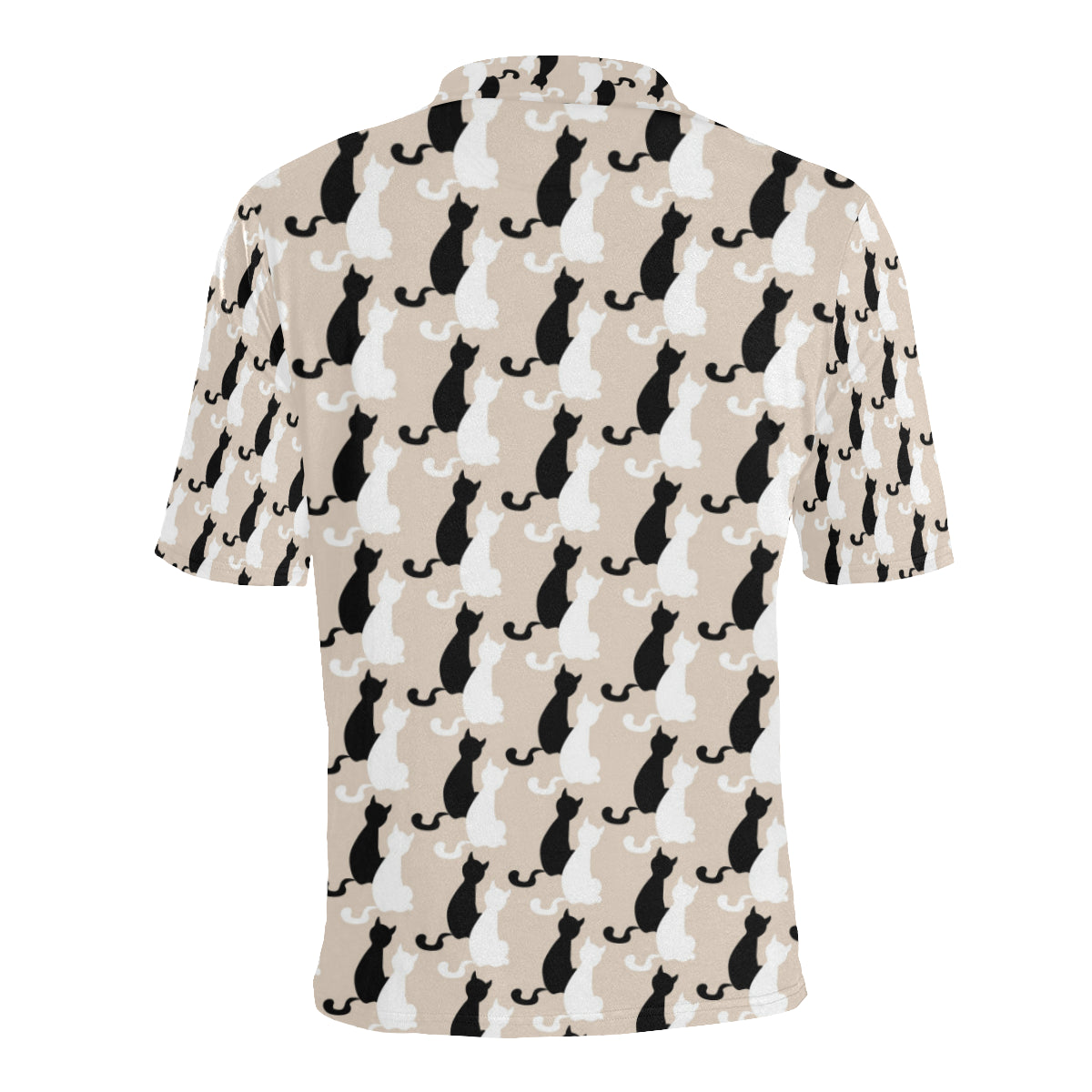 Cat Pattern Print Design 04 Men Polo Shirt