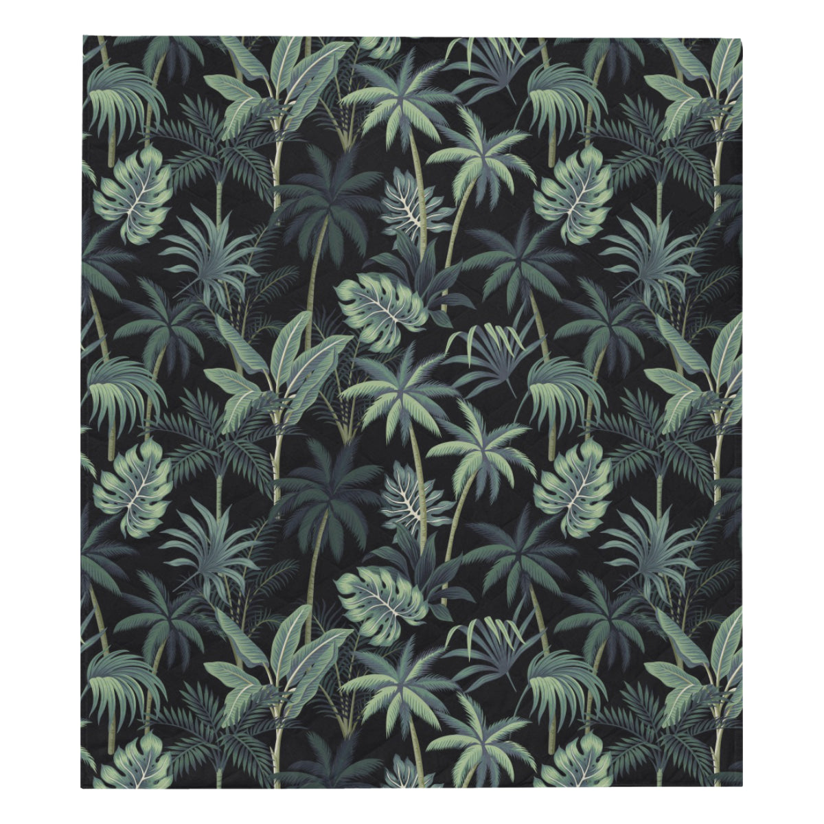 Rainforest Pattern Print Design RF02 Premium Quilt