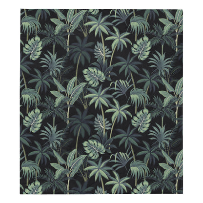 Rainforest Pattern Print Design RF02 Premium Quilt