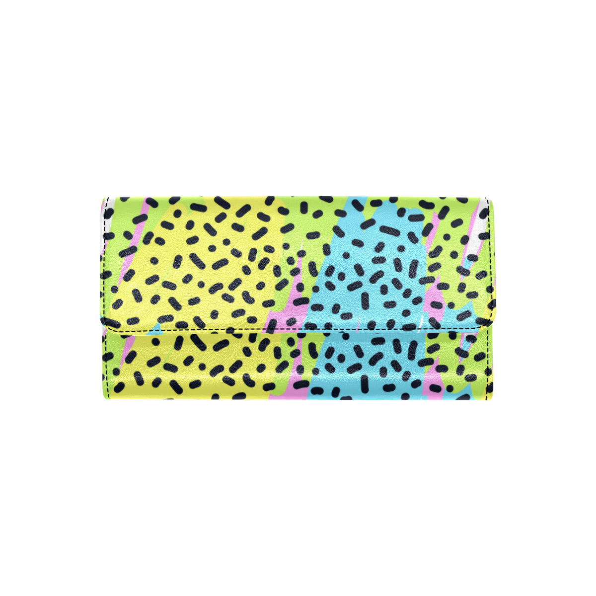 90s Pattern Print Design 2 Women's Trifold Wallet