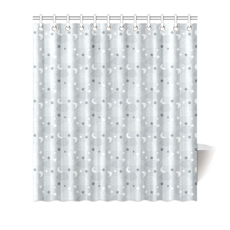 Cloud  Pattern Print Design 04 Shower Curtain