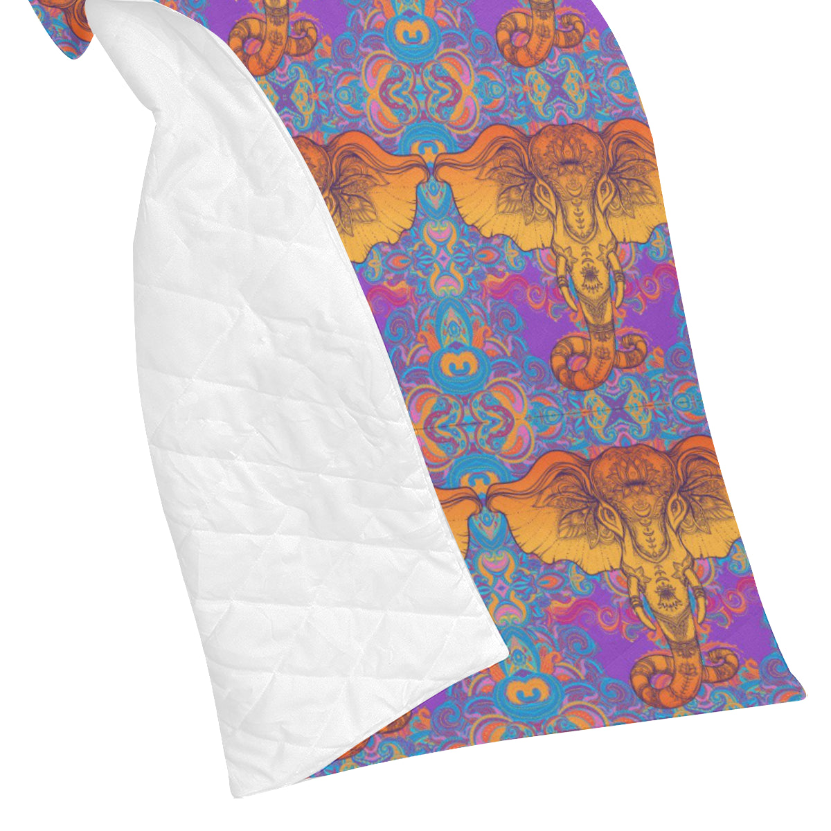 Gold Elephant Indian Premium Quilt