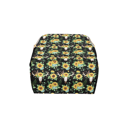 Sunflower Pattern Print Design SF08 Diaper Bag Backpack