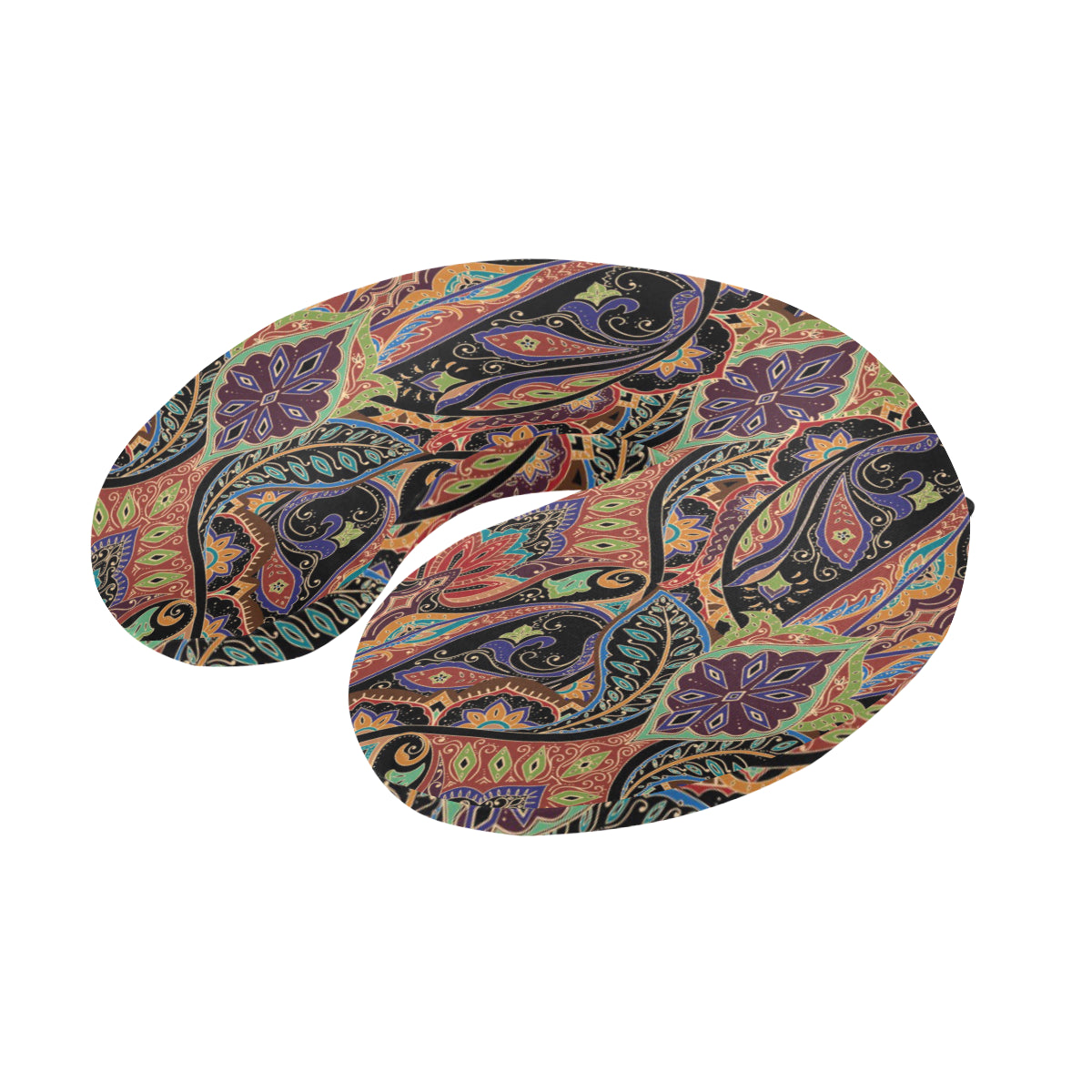 Bohemian Pattern Print Design 06 U-Shaped Travel Neck Pillow