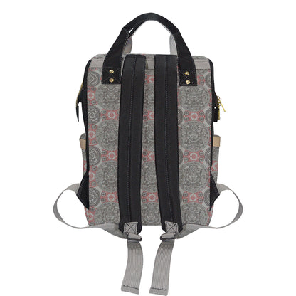 Calendar Aztec Style Print Pattern Diaper Bag Backpack