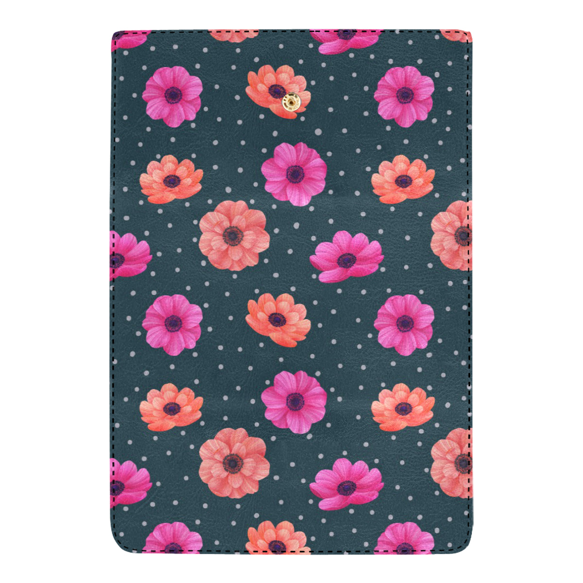 Anemone Pattern Print Design AM08 Women's Trifold Wallet