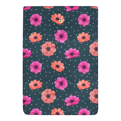 Anemone Pattern Print Design AM08 Women's Trifold Wallet