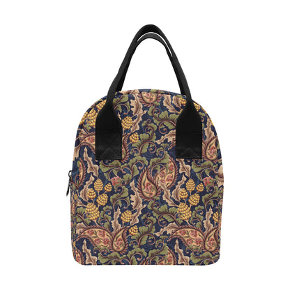 Floral Vintage Classic Print Insulated Lunch Bag