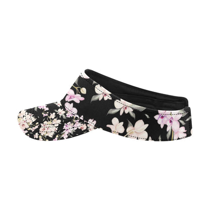 Orchid White Pattern Print Design OR03 Unisex Sun Visor