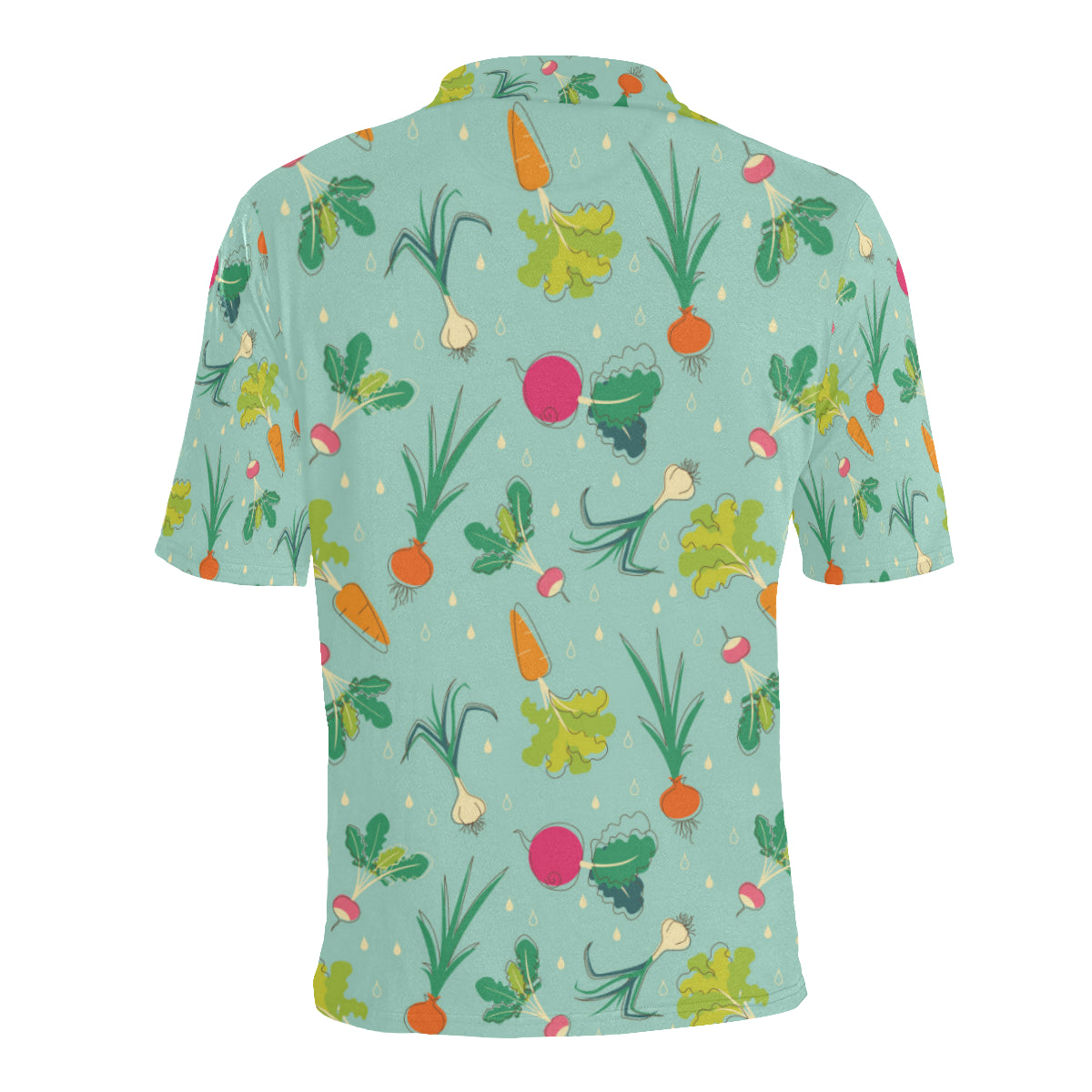 Radish Pattern Print Design A01 Men Polo Shirt