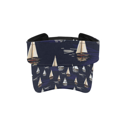 Sailing Ships Pattern Print Design A05 Unisex Sun Visor