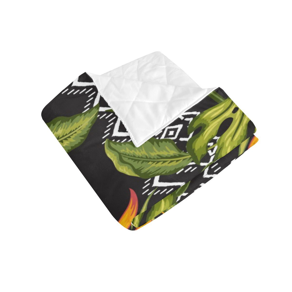 Bird Of Paradise Pattern Print Design BOP07 Premium Quilt