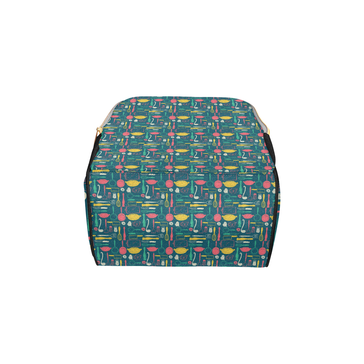 Cooking Kitchen Tools Pattern Print Design 01 Diaper Bag Backpack