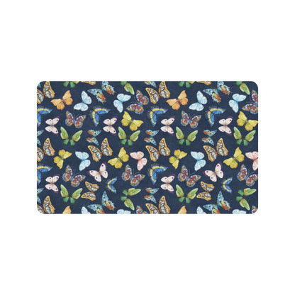 Butterfly Beautiful Print Pattern Rubber Doormat