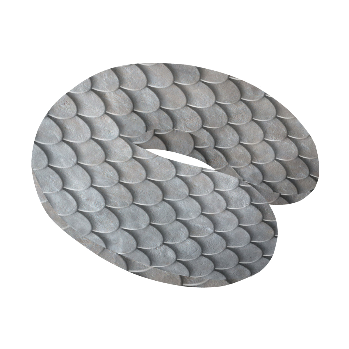 Armor Scales Pattern Print Design 03 U-Shaped Travel Neck Pillow