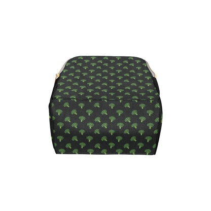 Broccoli Pattern Print Design 04 Diaper Bag Backpack