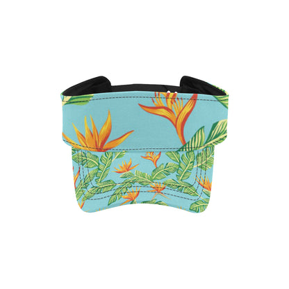 Bird Of Paradise Pattern Print Design BOP04 Unisex Sun Visor
