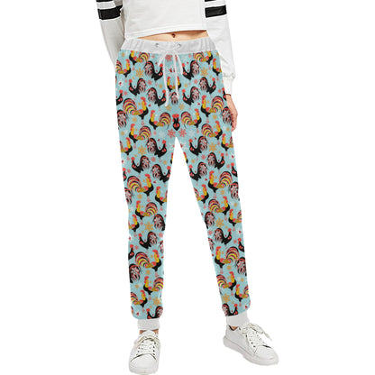 Rooster Themed Design Unisex Sweatpants