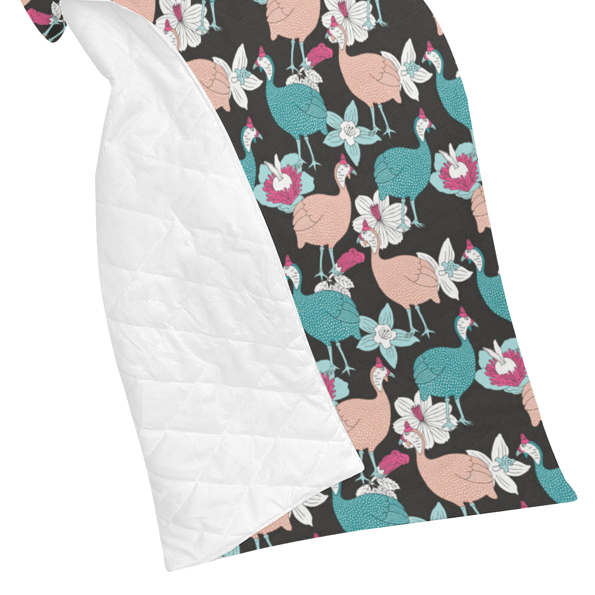 Guinea Fowl Pattern Print Design 03 Premium Quilt