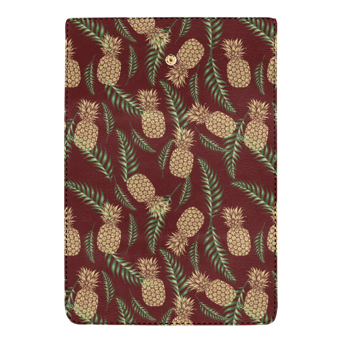 Pineapple Pattern Print Design PP013 Women's Trifold Wallet