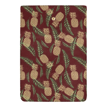 Pineapple Pattern Print Design PP013 Women's Trifold Wallet