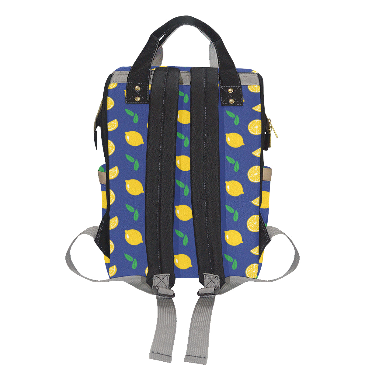 Citrus  Pattern Print Design 02 Diaper Bag Backpack
