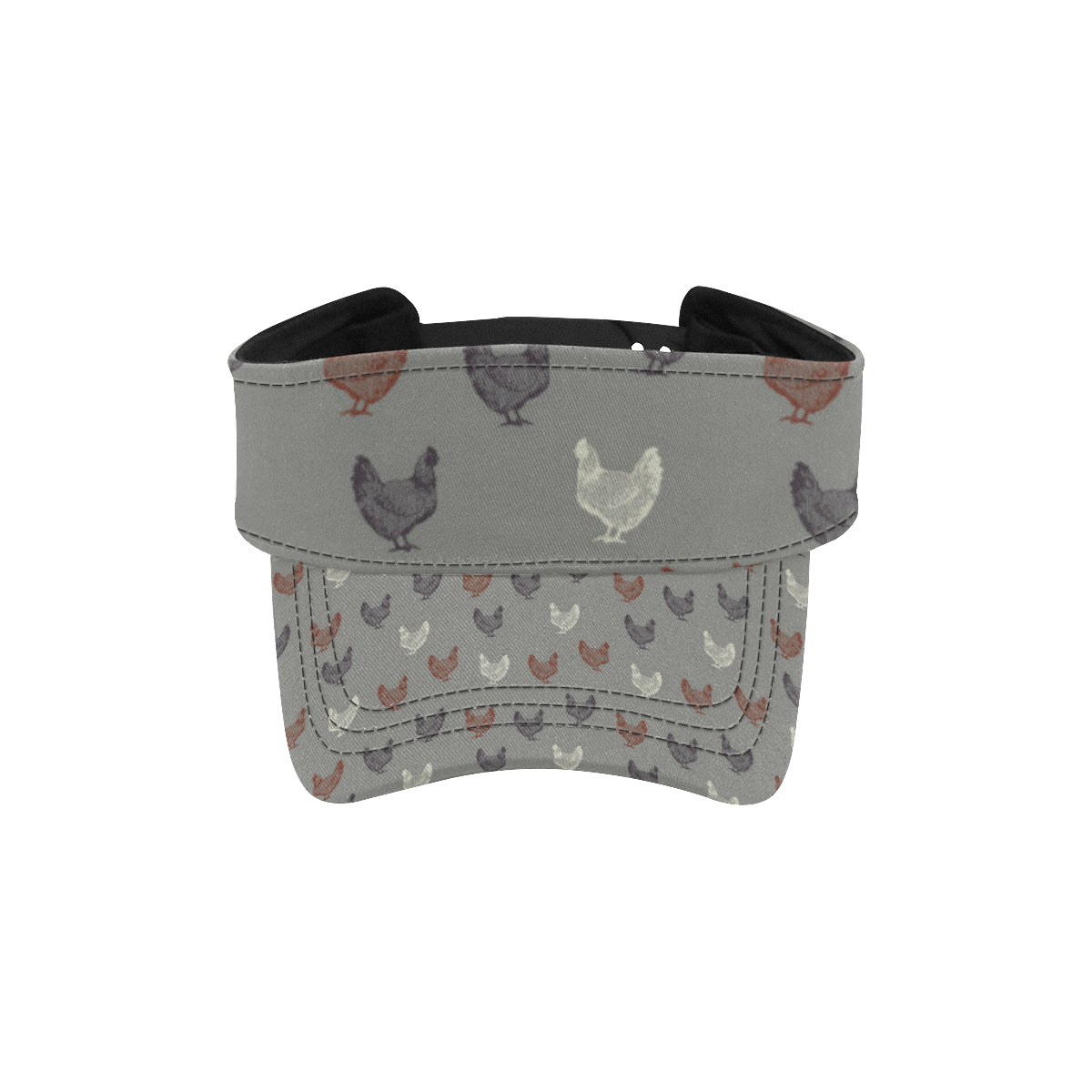 Chicken Pattern Print Design 01 Unisex Sun Visor