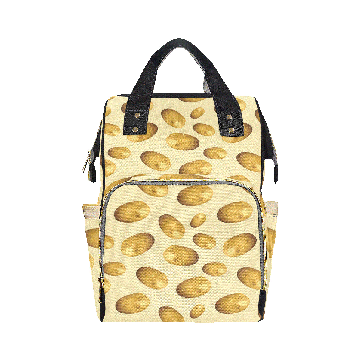 Potato Pattern Print Design A01 Diaper Bag Backpack