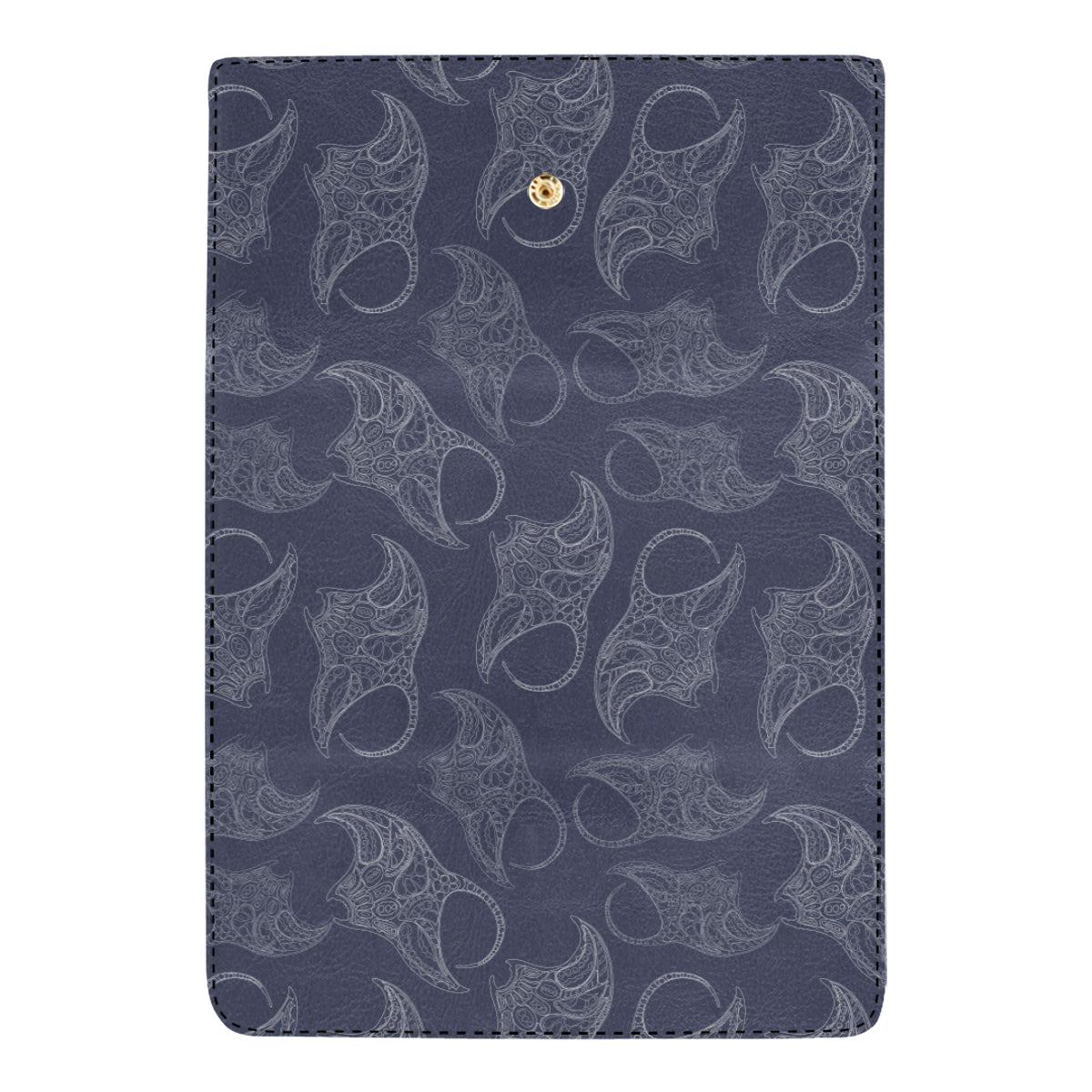 Manta Ray Pattern Print Design 01 Women's Trifold Wallet