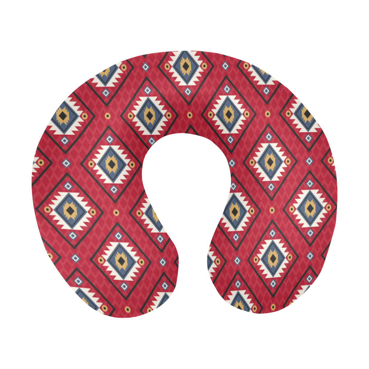 Aztec Pattern Print Design 10 U-Shaped Travel Neck Pillow