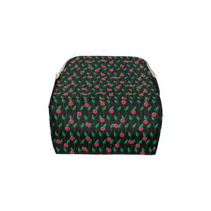 Cranberry Pattern Print Design CB01 Diaper Bag Backpack