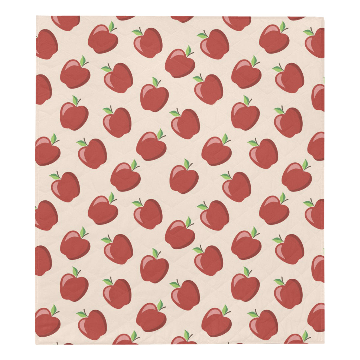 Apple Pattern Print Design AP01 Premium Quilt