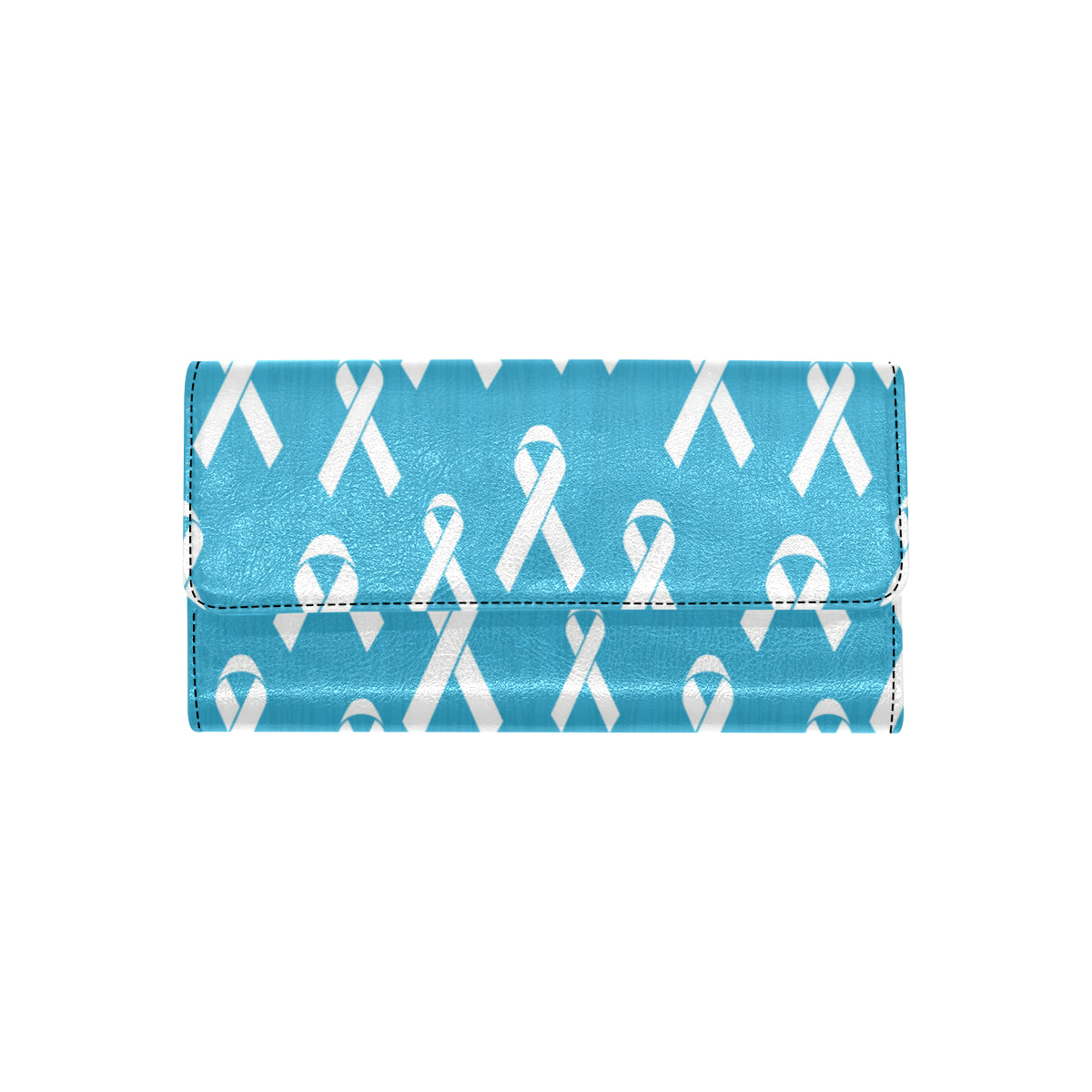 Liver cancer Pattern Print Design 01 Women's Trifold Wallet