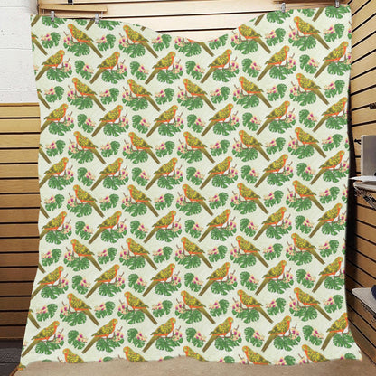 Conures Pattern Print Design 01 Premium Quilt